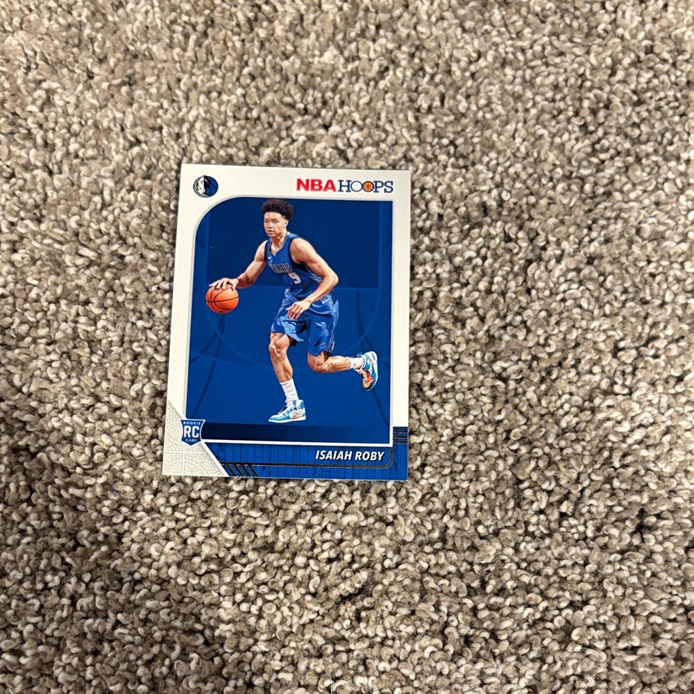 NBA Hoops Trading Card - Blue Rookie Card
